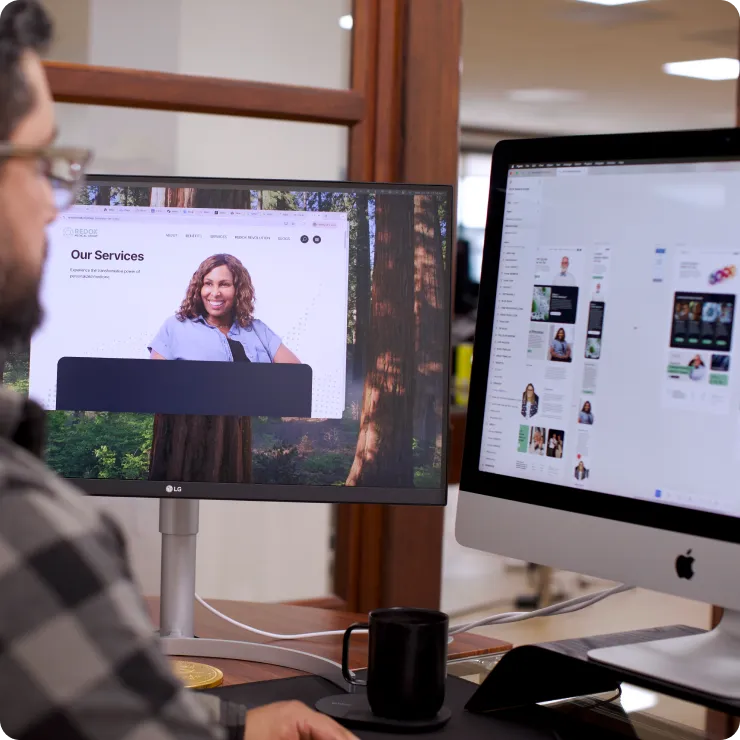 Nuvolum service website design mobile