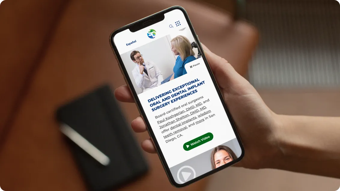 San diego oral surgery website desktop 1